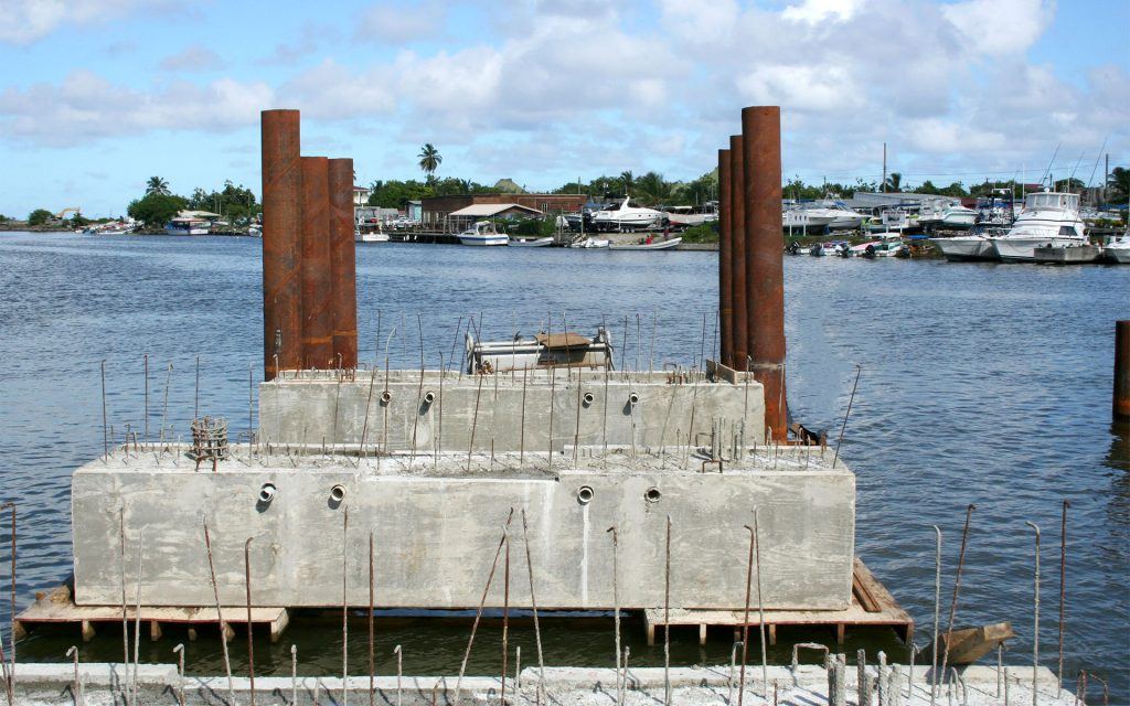 IGY Rodney Marina - steel pile anchors